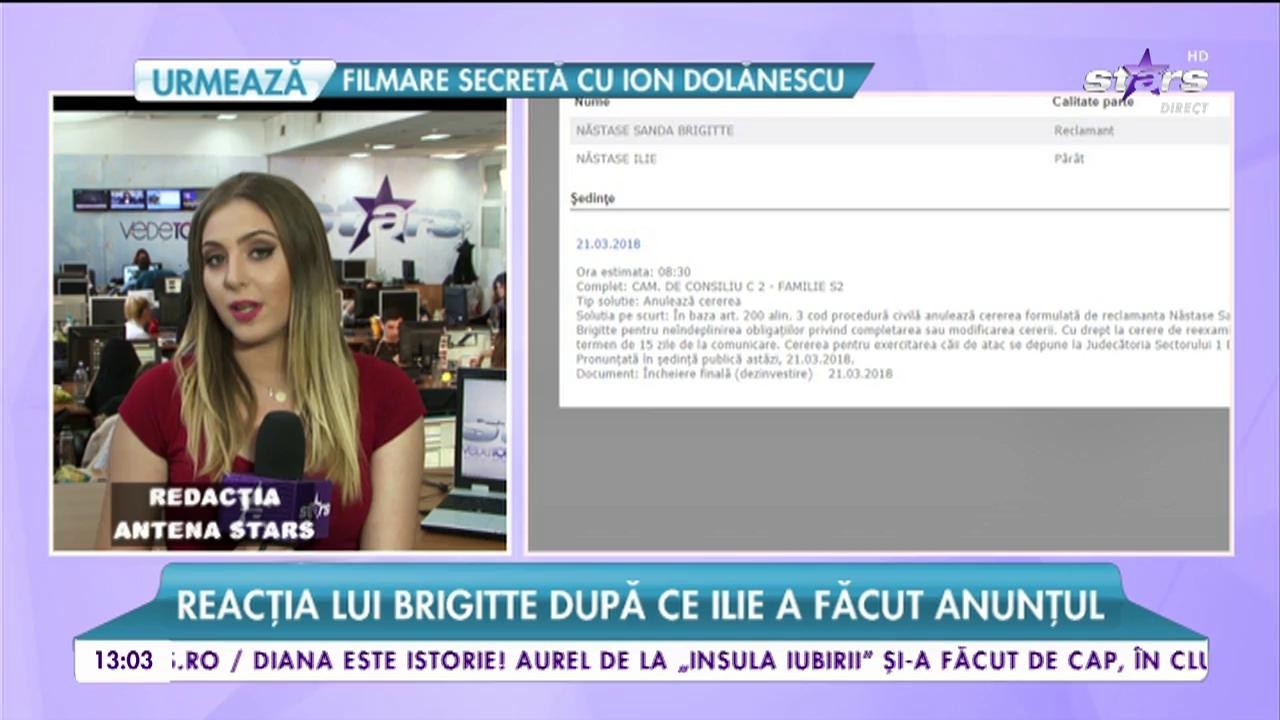 Informație de ultimă oră &icirc;n divorțul dintre Brigitte și Ilie Năstase