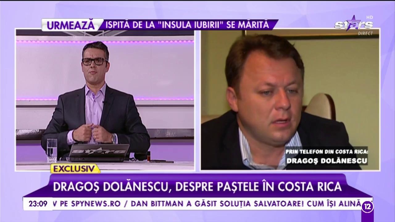 Cum va petrece paştele, Dragoş Dolănescu, &icirc;n Costa Rica