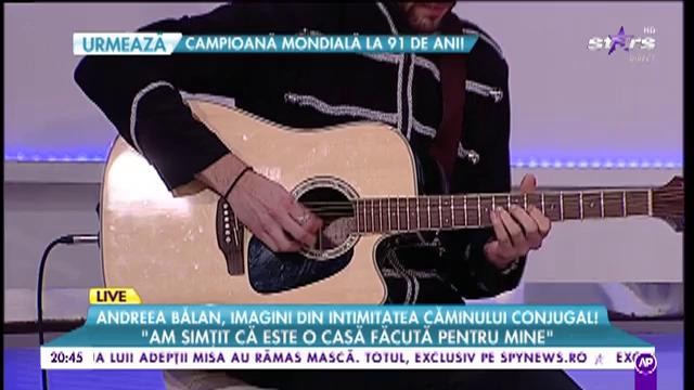 LIVE! Andreea Bălan cântă în PREMIERĂ piesa "Uită-mă"