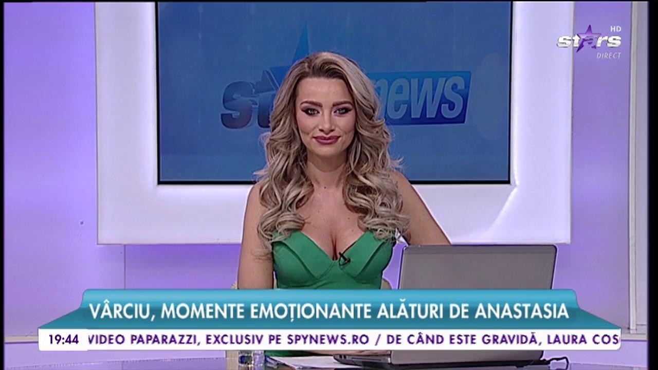Liviu V&acirc;rciu, momente emoționante alături de Anastasia, fiica sa