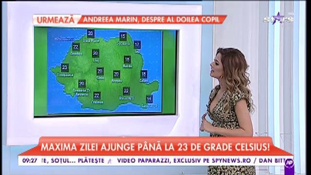 Temperaturi de vară în toată țara. Maxima zile ajunge până la 23°C