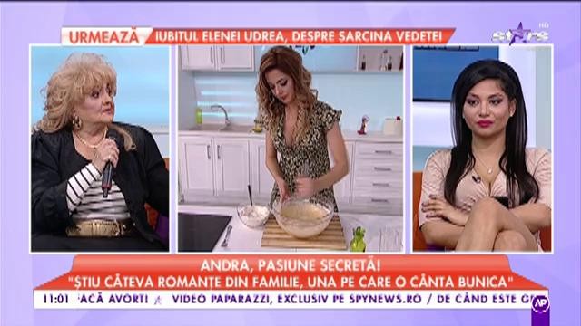 Andra, pasiune secretă! „Iubesc romanța! Știu că vă surprinde”