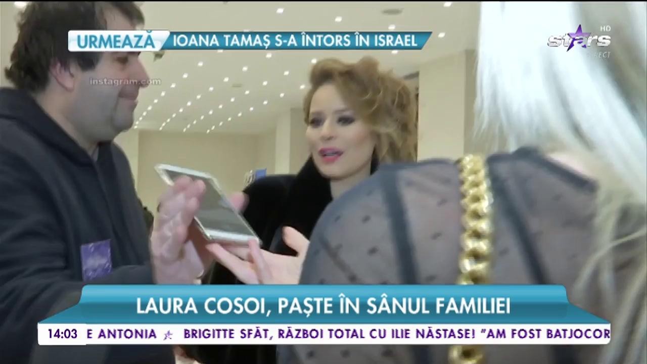 Laura Cosoi, Paște &icirc;n s&acirc;nul familiei. Vedeta și soțul au mers &icirc;mpreună să ia lumină