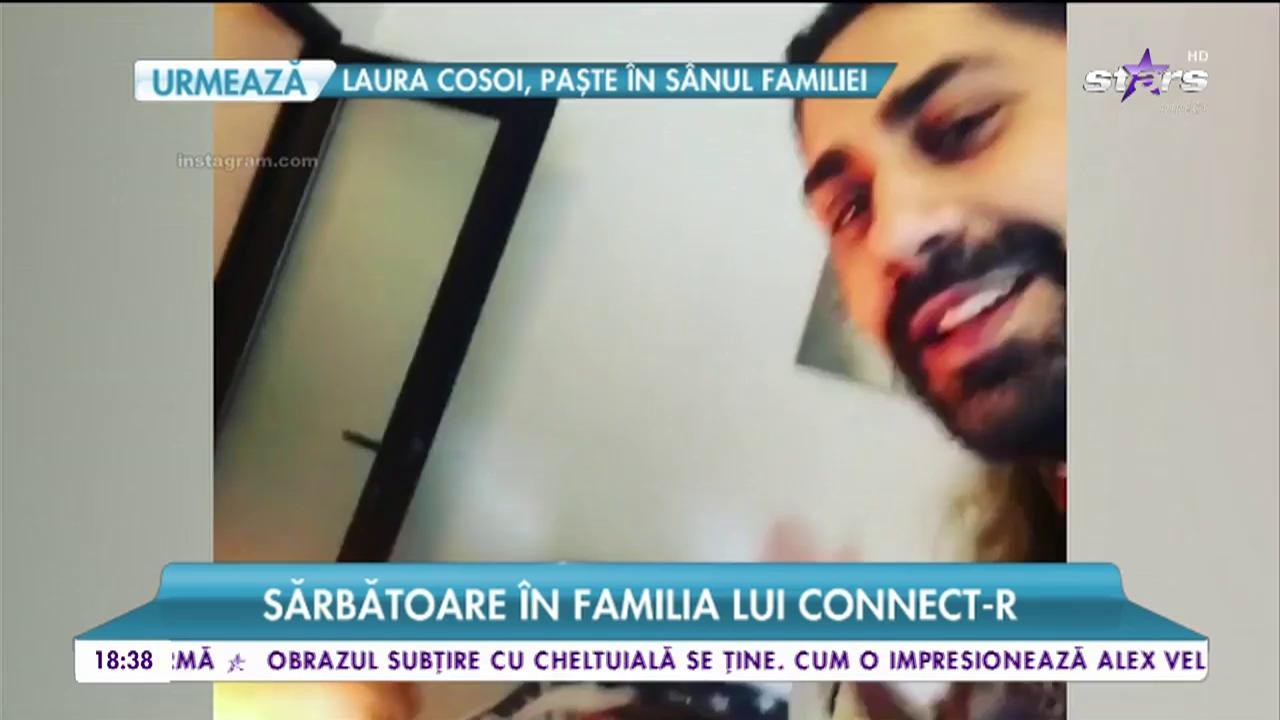 Sărbătoare &icirc;n  familia lui Connect-R. Cum au petrecut de ziua mamei sale