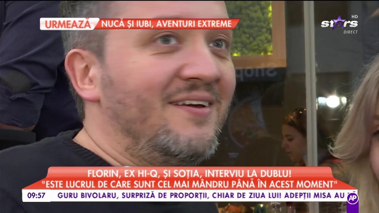 Florin, ex HI-Q, și soția, interviu la dublu! „Prima vacanță în doi a fost cu emoții”