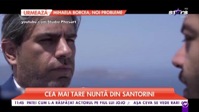 Cea mai tare nuntă din Santorini. Ceremonia și petrecere au avut loc în aer liber