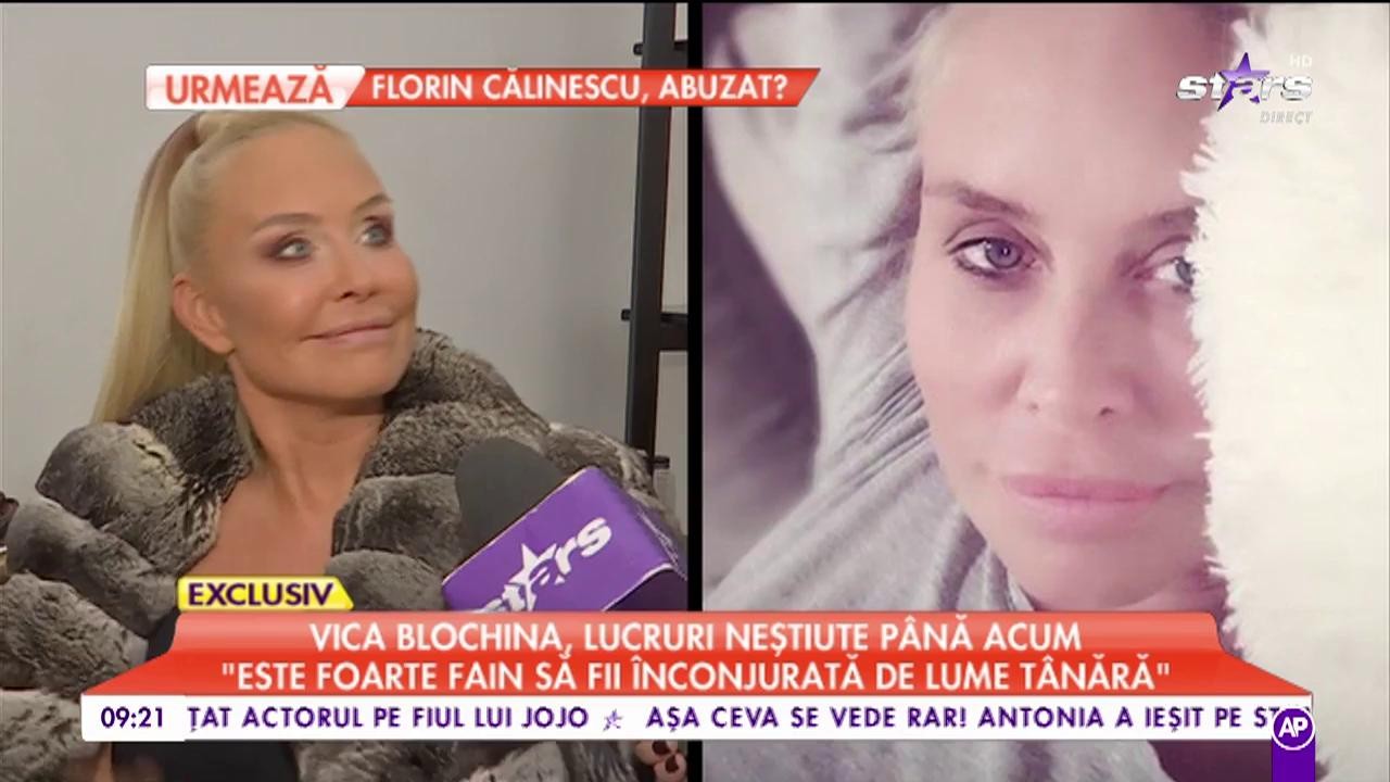 Vica Blochina, lucruri neştiute până acum: ”Sunt foarte critică și foarte exigentă”