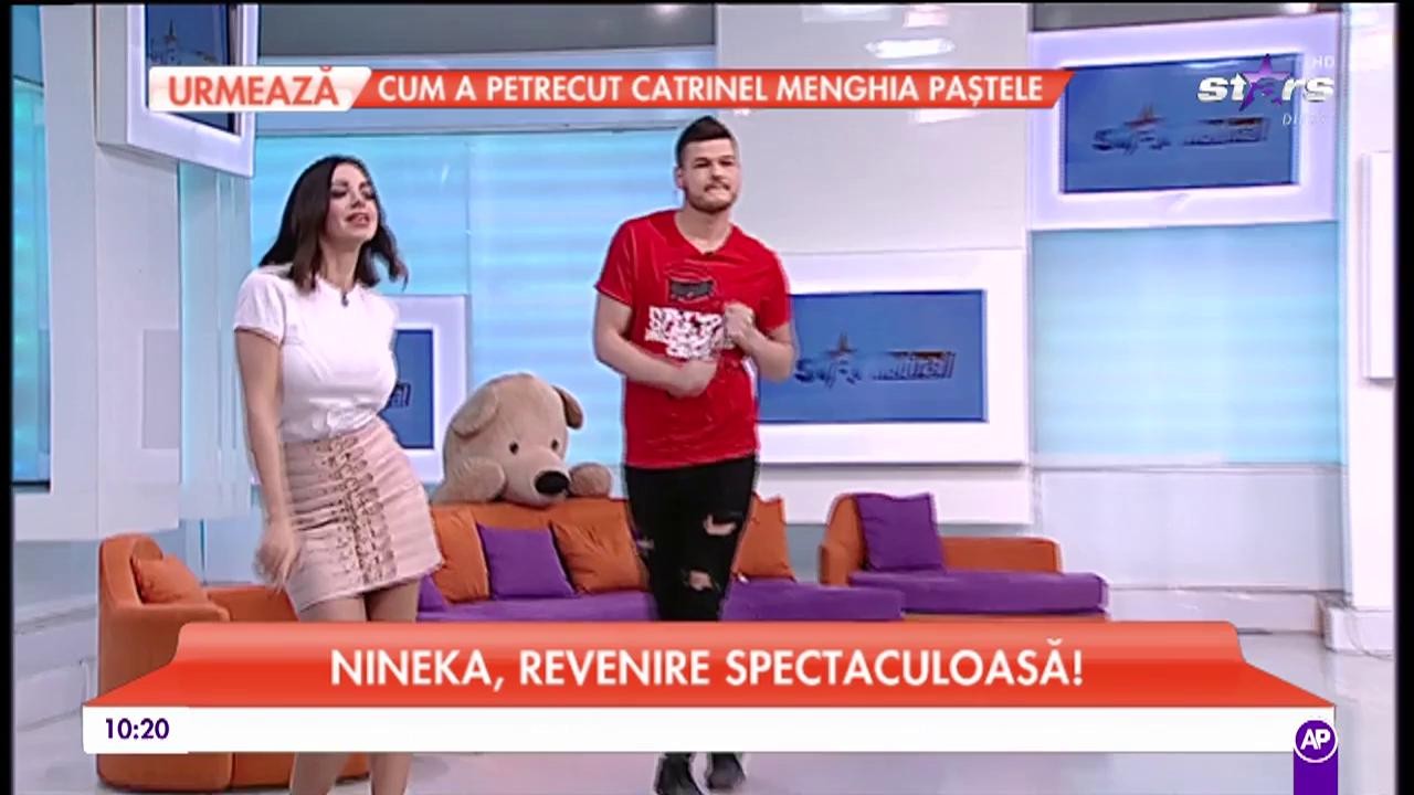 Nineka în platoul Star Matinal! Vedeta cântă în cadrul emisiunii