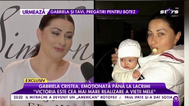 Gabriela Cristea, emoționată p&acirc;nă la lacrimi. Vorbește pentru prima dată despre ce s-a &icirc;nt&acirc;mplat &icirc;n sala de nașteri