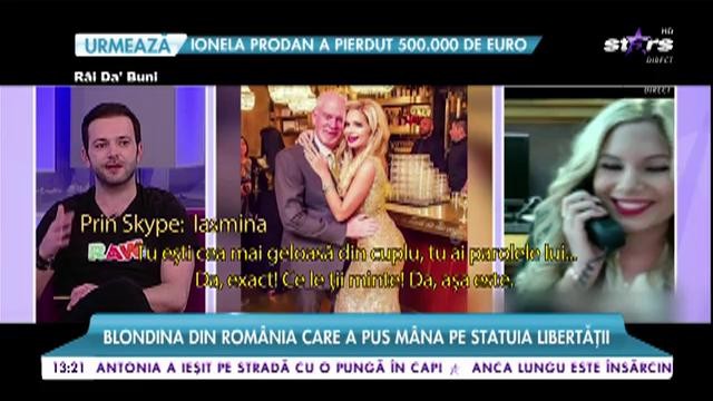 Blondina din Rom&acirc;nia care a pus m&acirc;na pe statuia libertății. Iasmina se pregătește de nuntă