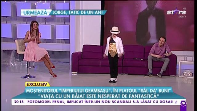 Davin, moștenitorul „Imperiul Geambașu”, show spectaculos în platoul lui Morar