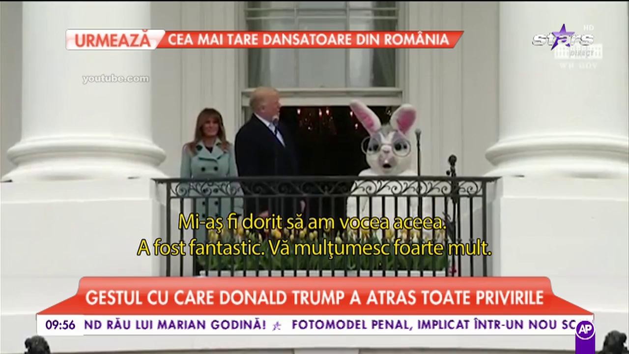 Trump și Melania, pregătiri pentru paște. Gestul cu care președintele a atras toate privirile