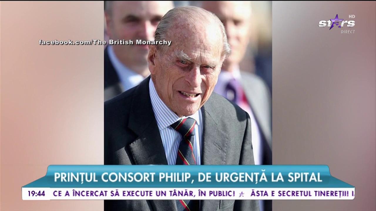 Prințul Consort Philip, de urgență la spital