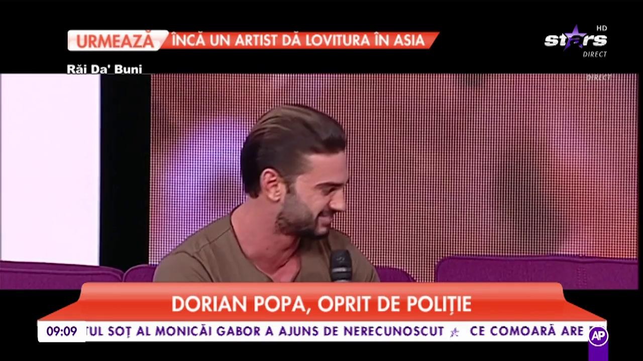 Dorian Popa, oprit de poliție. Cum a reacționat &icirc;n fața organelor legii