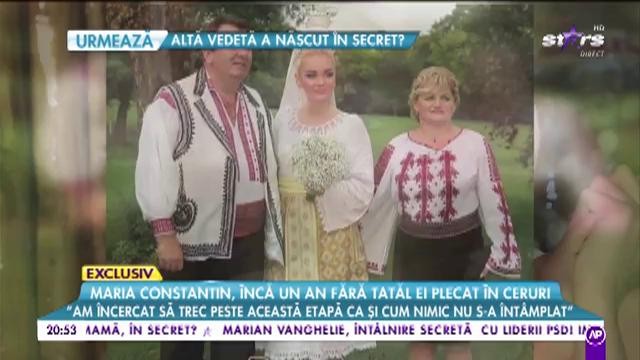 Maria Constantin, încă un an fără tatăl ei plecat în ceruri! "A fost cel mai cumplit moment din viaţa mea"