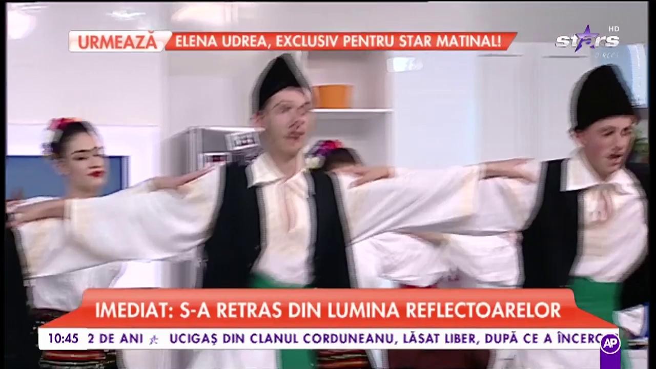 Ansamblul folcloric ”Salba Prahovei”, moment de excepție în platoul Star Matinal