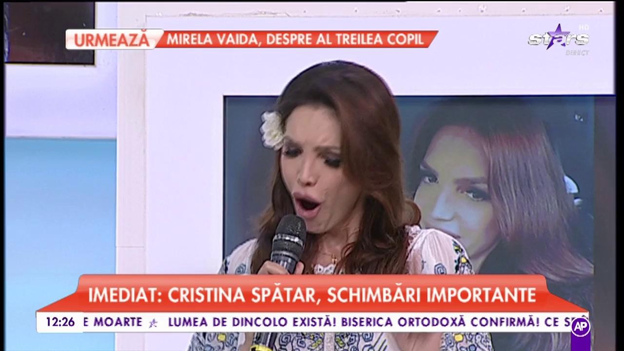 Cristina Spătar cântă la Star Matinal