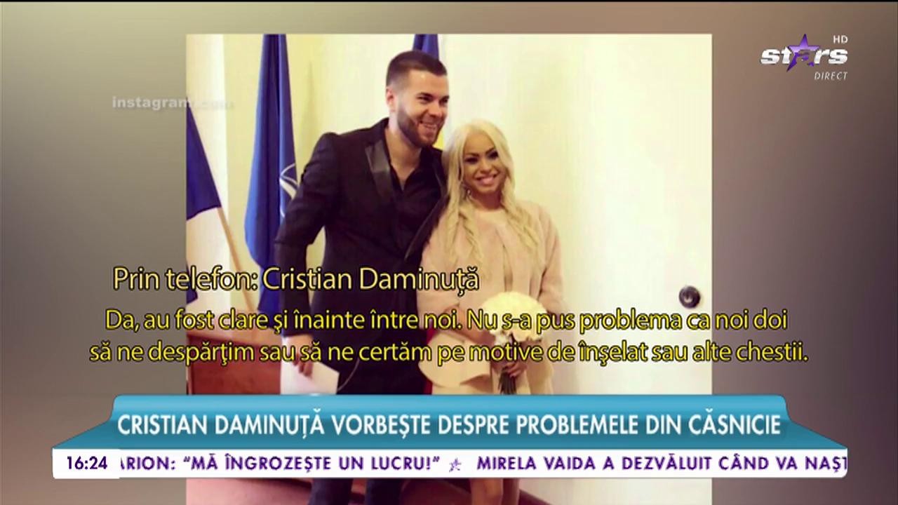 Despărţire bombă &icirc;n showbiz! Cristian Daminuţă şi soţia lui nu mai sunt &icirc;mpreună