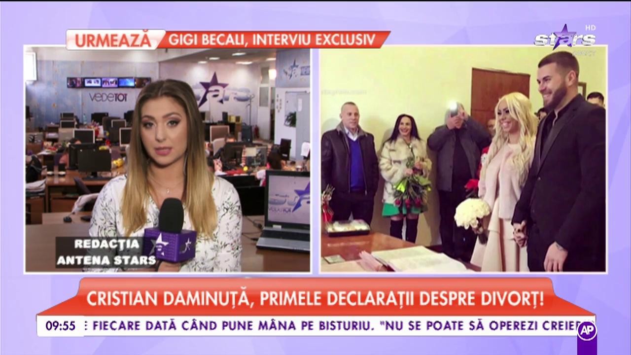 Cristian Daminuță a confirmat despărțirea de soția lui, Primele declarații despre divorț