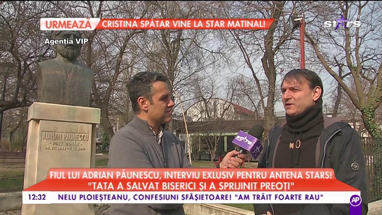 Fiul lui Adrian Păunescu, interviu exclusiv pentru Antena Stars: ”Tata era un ortodox practicant ostentativ”