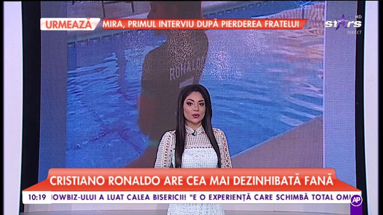 Cristiano Ronaldo are cea mai dezinhibată fană