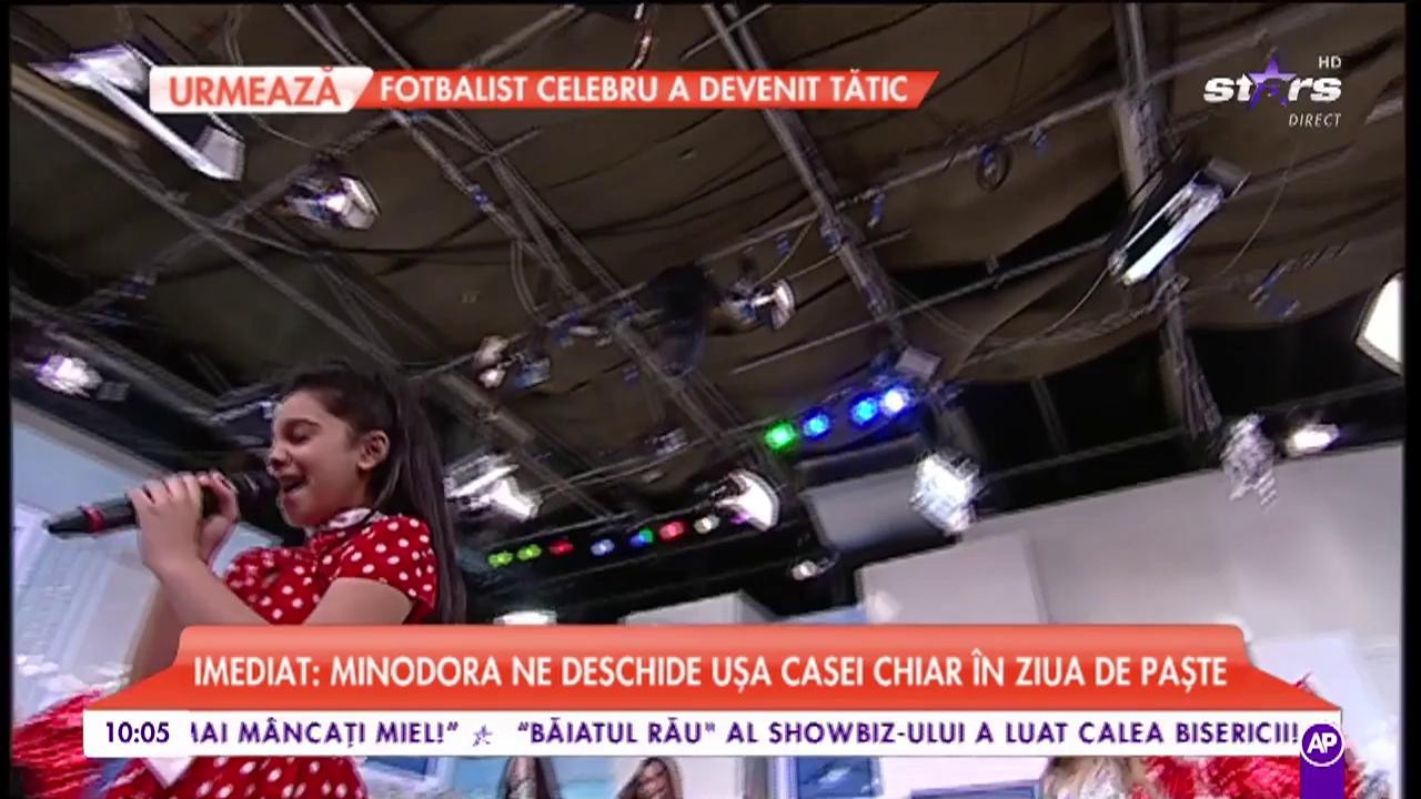 Maria cântă la Star Matinal