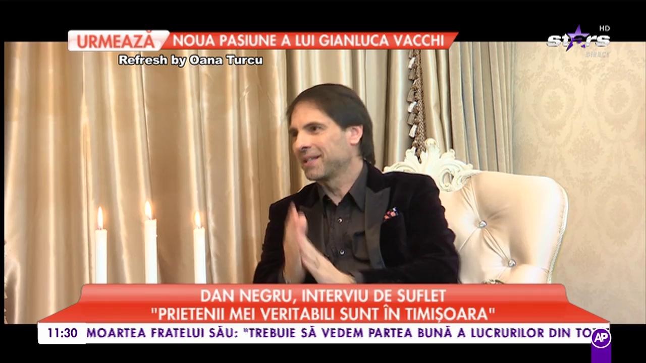 Dan Negru, interviu de suflet: ”Nu îmi doresc pentru copiii mei viața de televiziune”