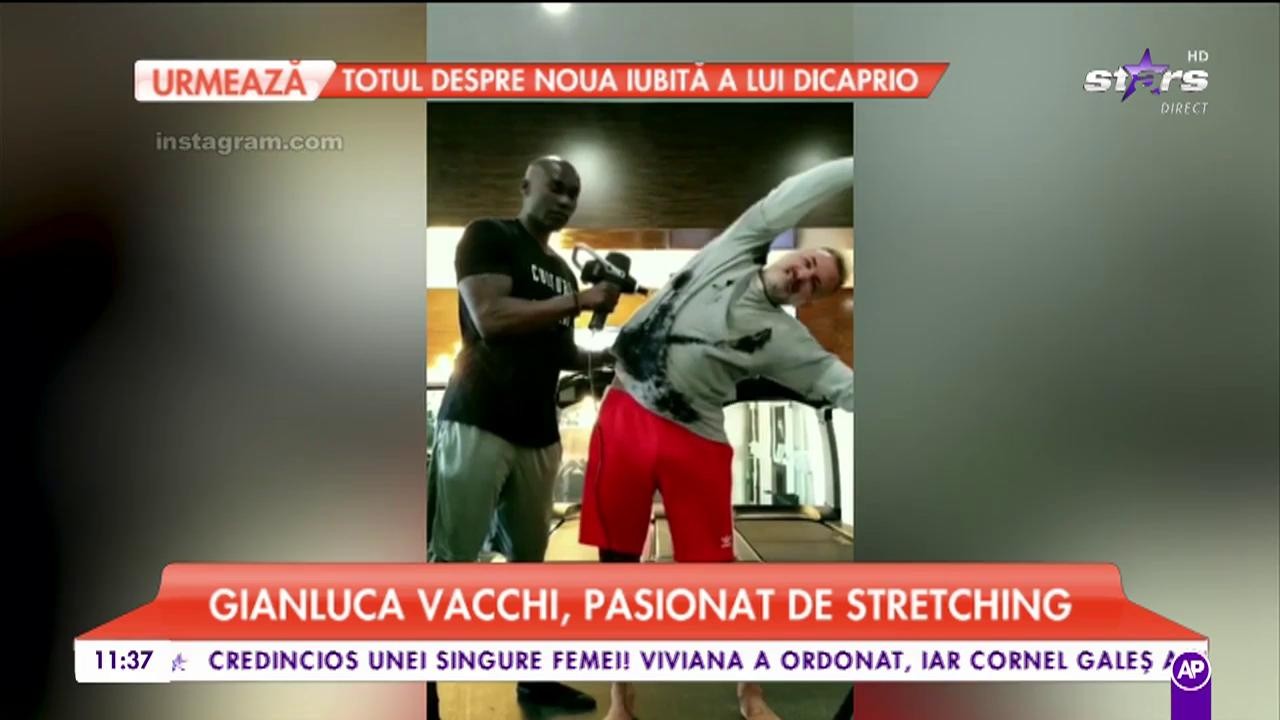 Gianluca Vacchi este un împătimit al sportului