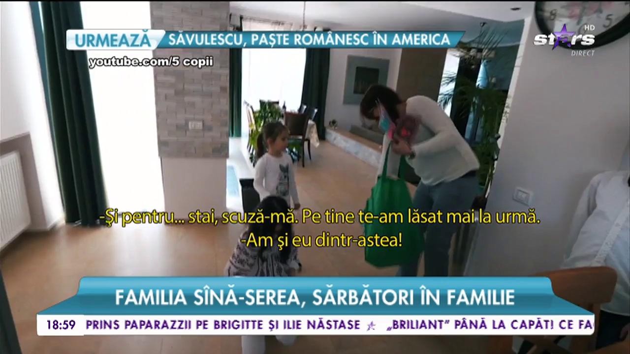 Familia S&icirc;nă-Serea, sărbători &icirc;n familie. Vedeta a gătit pentru apropiați