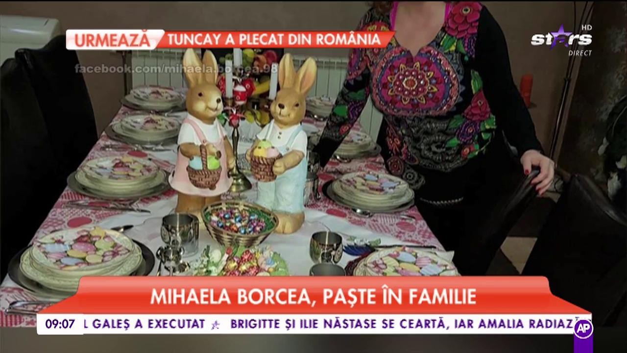 Mihaela Borcea, Paște alături de iubit. Totul a fost pregătit ca la carte