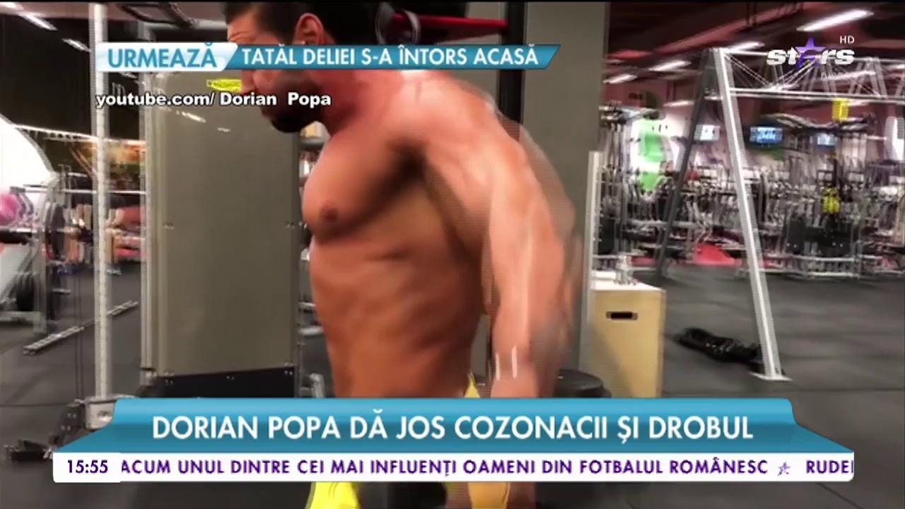 Dorian Popa dă jos cozonacii și drobul