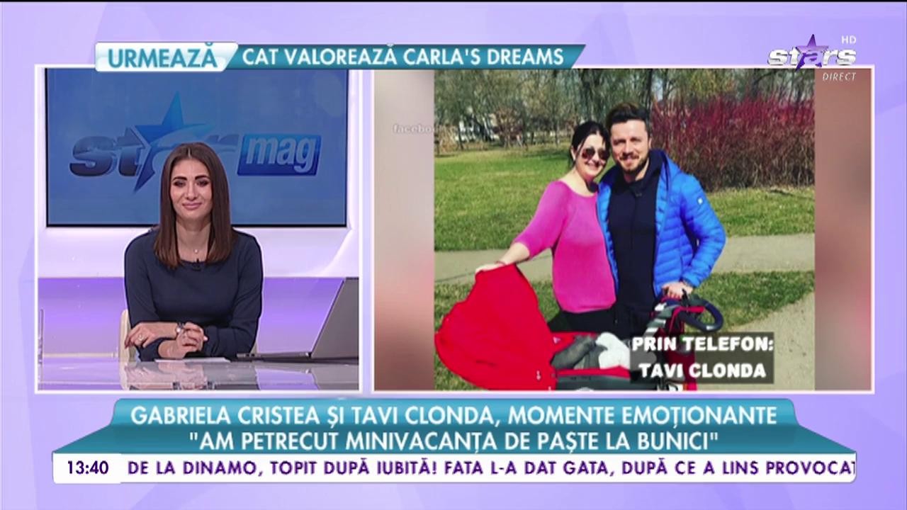 Gabriela Cristea şi Tavi Clonda, momente emoționante. De Paște au trăit cea mai mare bucurie alături de fetița lor