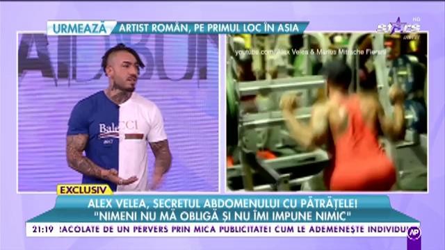 Alex Velea, secretul abdomenului cu pătrățele! Cum dă jos kilogramele după Paște!