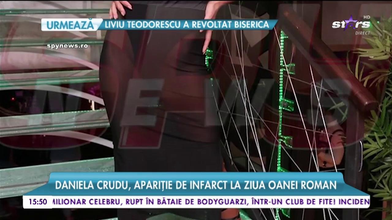 Daniela Crudu, apariție de infarct la ziua Oanei Roman