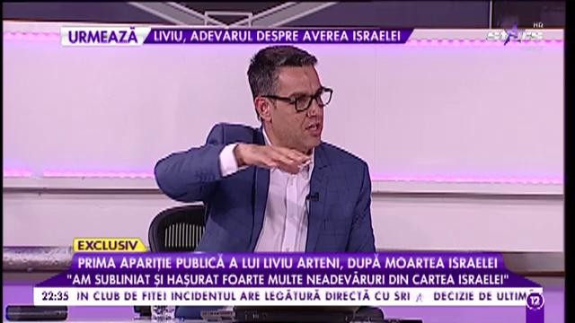 Liviu Arteni, despre decesul fostei sale soții: "Am vorbit cu Israela cam cu o săptăm&acirc;nă să moară"