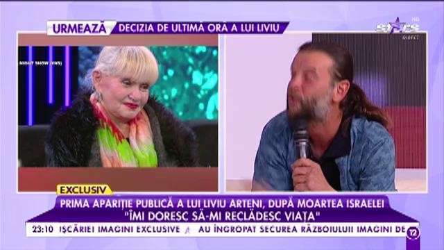 Prima apariție publică a lui Liviu Arteni, după moartea Israelei: "Simt că am obosit, vreau un ultim &icirc;nceput și pentru mine"