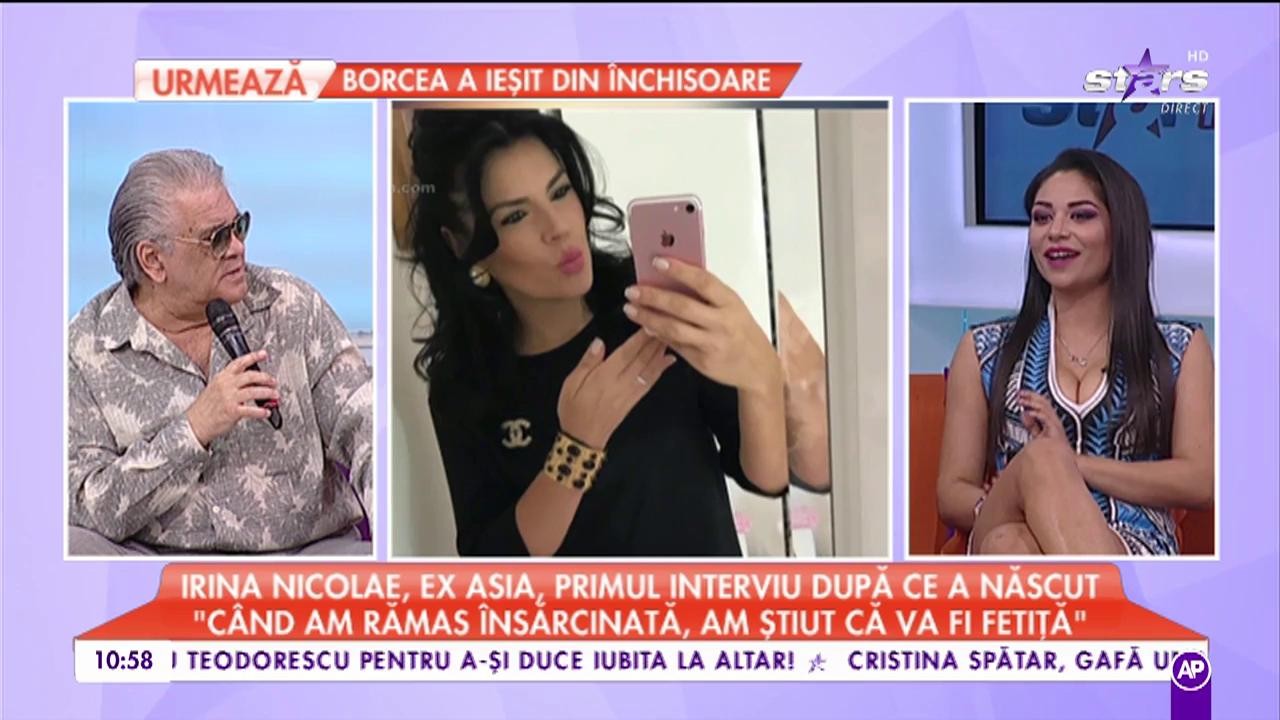 Irina Nicolae, ex Asia, primul interviu după ce a născut: „Venirea pe lume a micuței mi-a adus împlinirea ca femeie”