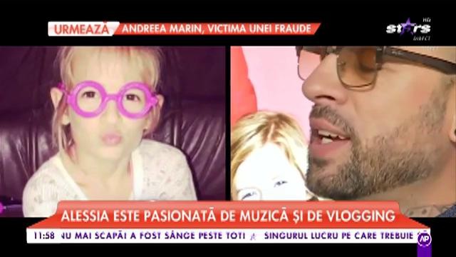 Fetița lui CRBL și-a înregistrat prima ei piesă. Alessia și-a dorit să cânte, tati s-a conformat