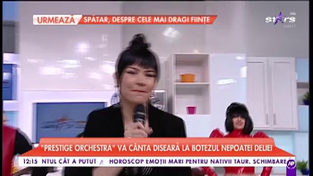 „Prestige Orchestra”, show de zile mari, în platoul matinalilor