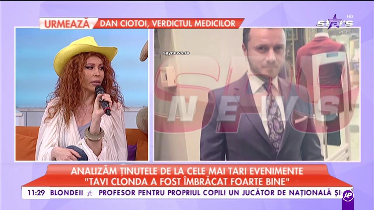 Mădălina Dorobanțu analizează ținutele de la cele mai tari evenimente: &rdquo;Tavi Clonta și-a ales cravata corect&rdquo;