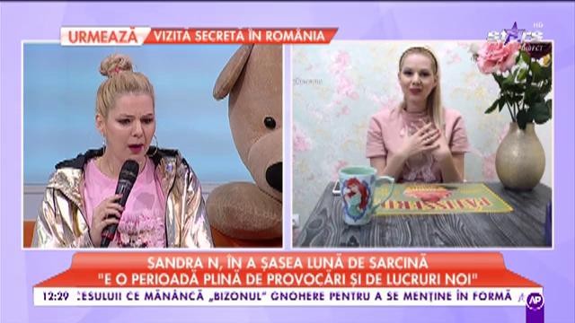 Sandra N, totul despre sarcină: &rdquo;E foarte greu &icirc;n alegerea numelui&rdquo;