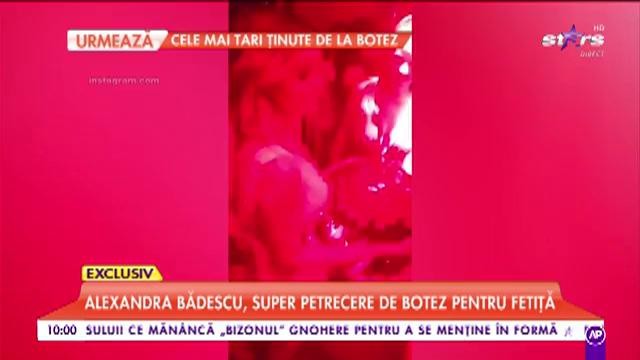 Alexandra Bădescu, super petrecere de botez pentru fetița ei. Ce pregătiri a pus la cale mămica pentru invitați