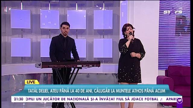 Gina Matache a cântat live melodia „ Mărie, Mărie”