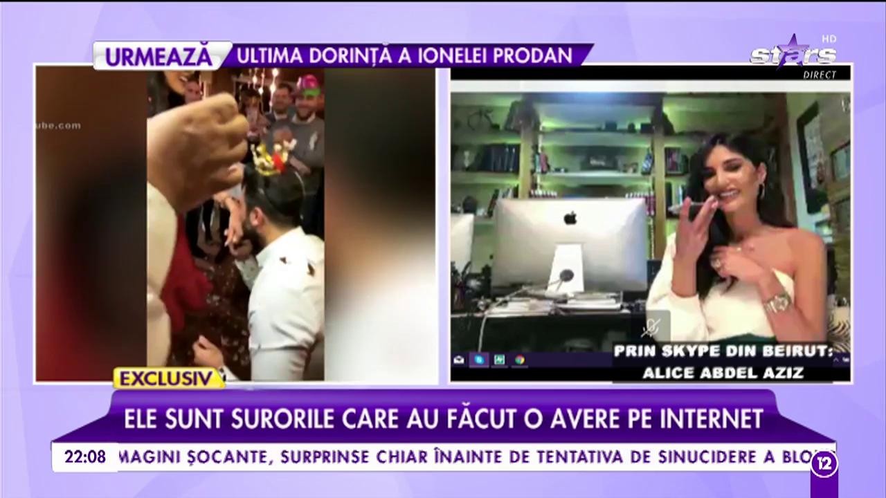 Alice Abdel Aziz, una dintre surorile Kardashian de Liban, nuntă ca &icirc;n povești