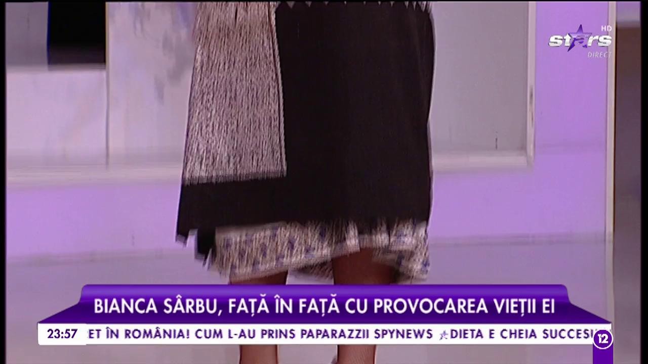 Bianca S&acirc;rbu, față &icirc;n față cu provocarea vieții ei. Prezentatoarea c&acirc;ntă melodia &bdquo;Ciocolată, ciocolată&rdquo;