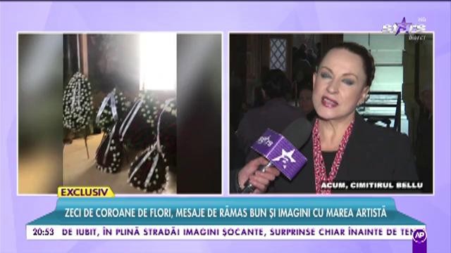 Maria Dragomiroiu, rămas bun de la Ionela Prodan: „Ionela este printre noi, sufletul ei este deasupra noastră”