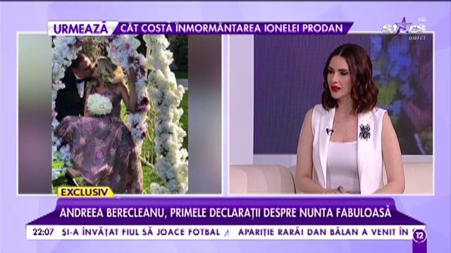 Andreea Berecleanu și Constantin Stan, &icirc;n fața altarului. Prezentatoarea face primele declarații despre nunta fabuloasă