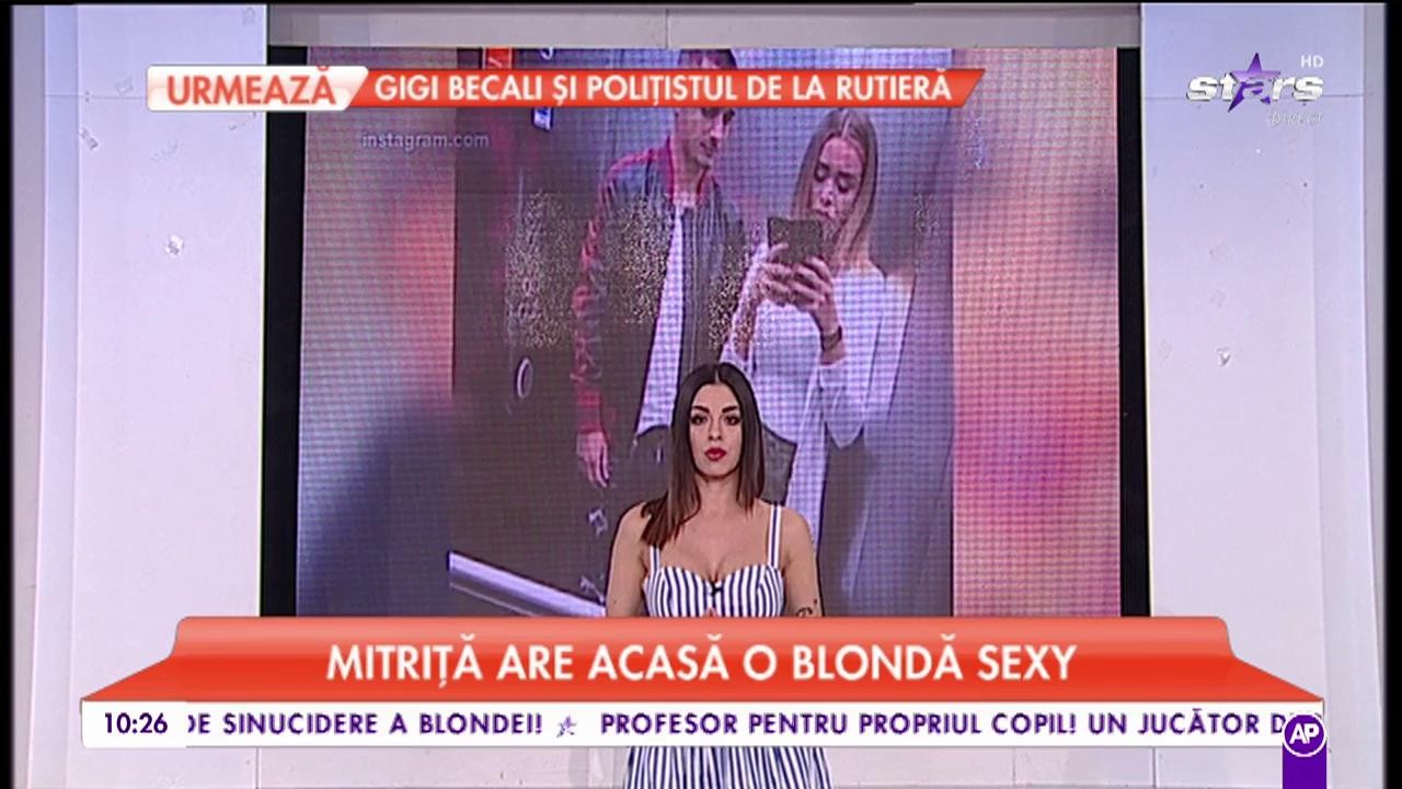 Miriță are acasă o blondă sexy. E tot timpul în tribună cu sufletul la gură