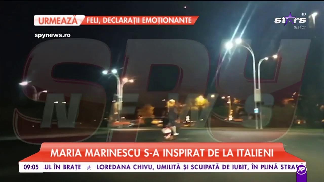 Maria Marinescu s-a inspirat de la italieni. Așa poveste de iubire mai rar