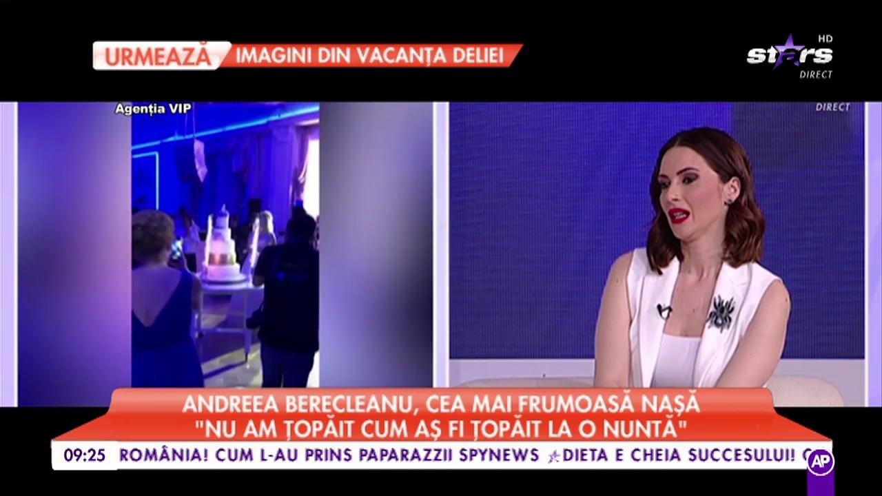 Andreea Berecleanu, cea mai frumoasă nașă: ”Am fost foarte relaxați”